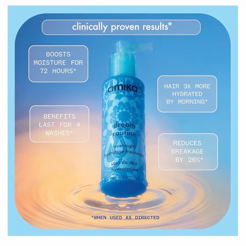 Amika Hydration Treatment in Blue